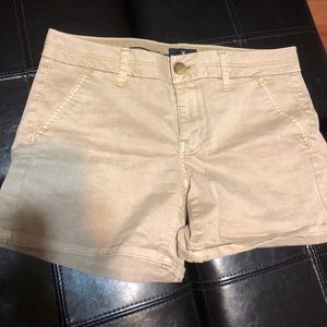 Beige cargo shorts from American Eagle